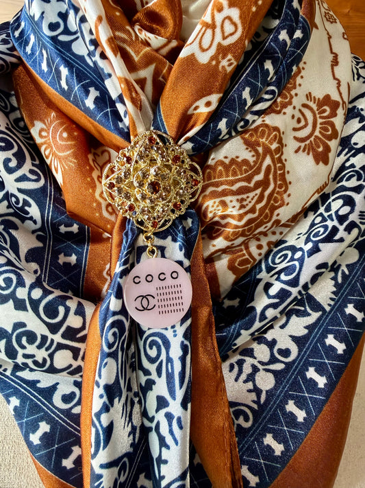 Wild Rag, Scarf, Bandanna Slide - Pink Chanel