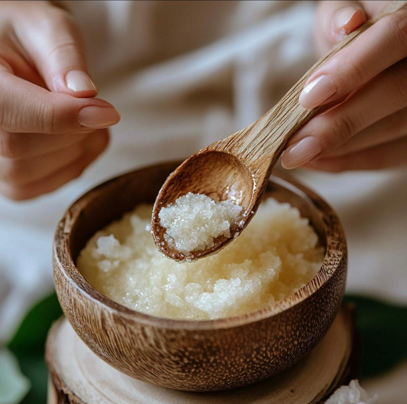 Clover & Aloe Salt Scrub | Soothing Botanical Body Scrub