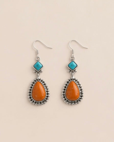 Desert Sky Teardrop Western Earrings