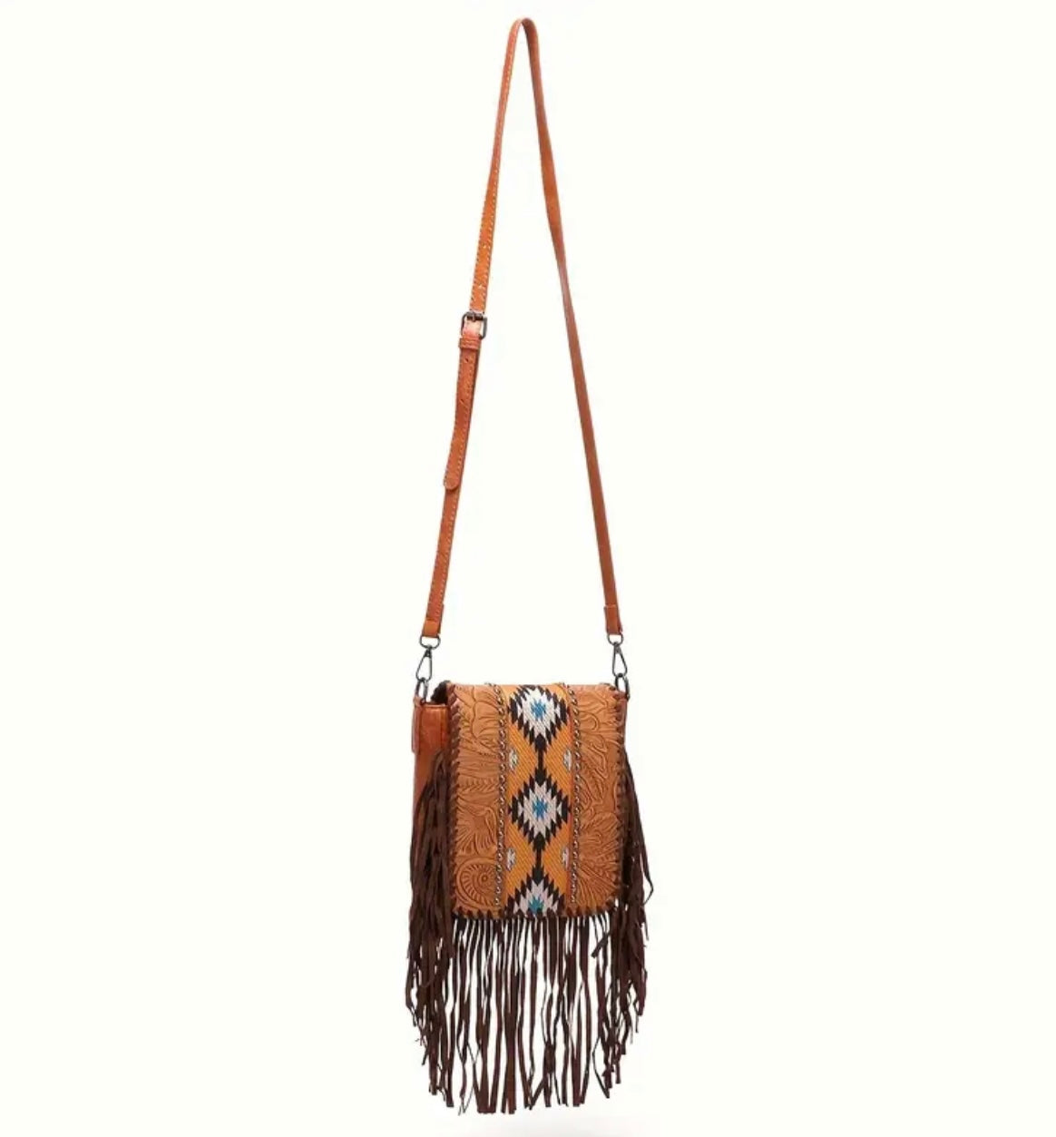 Boho/Western Style Fringe Crossbody