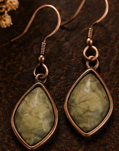 Sagebrush Copper Drop Earrings