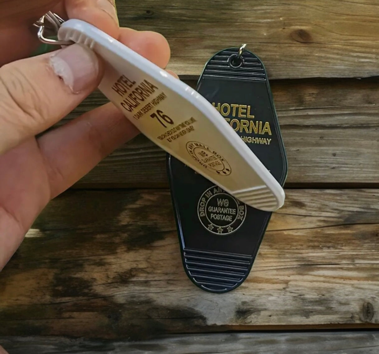 Retro Style Motel Keychains