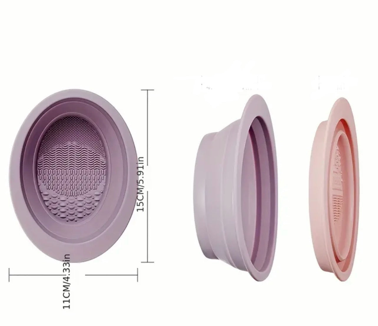 Silicone Collapsible Makeup Brush Bowl