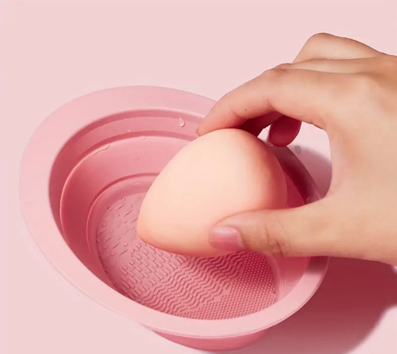 Silicone Collapsible Makeup Brush Bowl