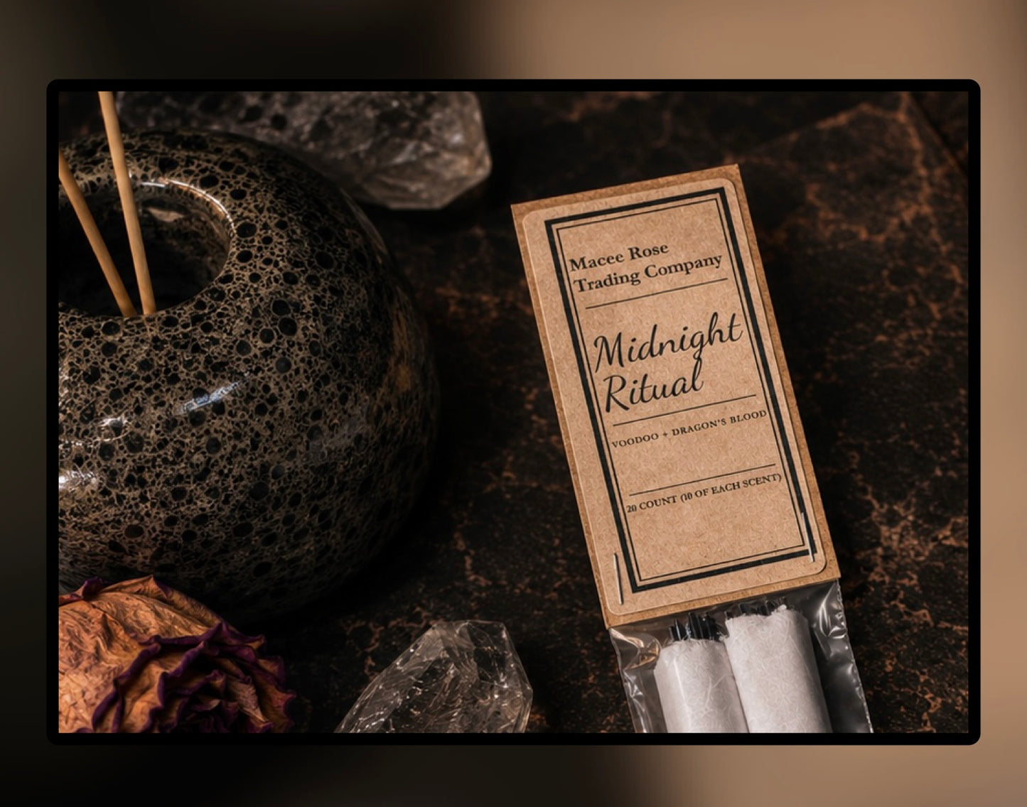 Midnight Ritual Curated Incense Collection | Voodoo + Dragon’s Blood | 20 Count