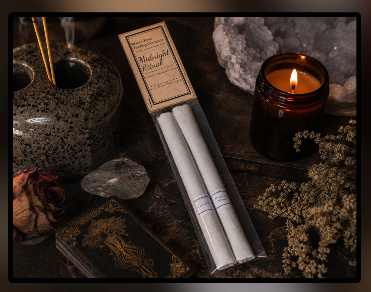 Midnight Ritual Curated Incense Collection | Voodoo + Dragon’s Blood | 20 Count
