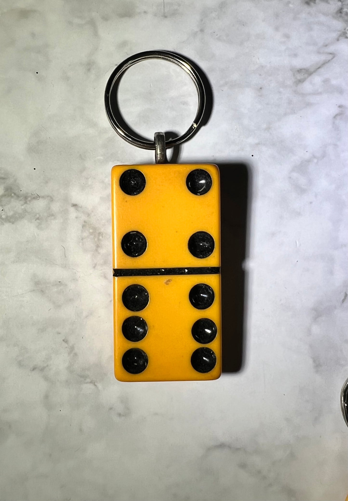 Upcycled Vintage Domino Keychain