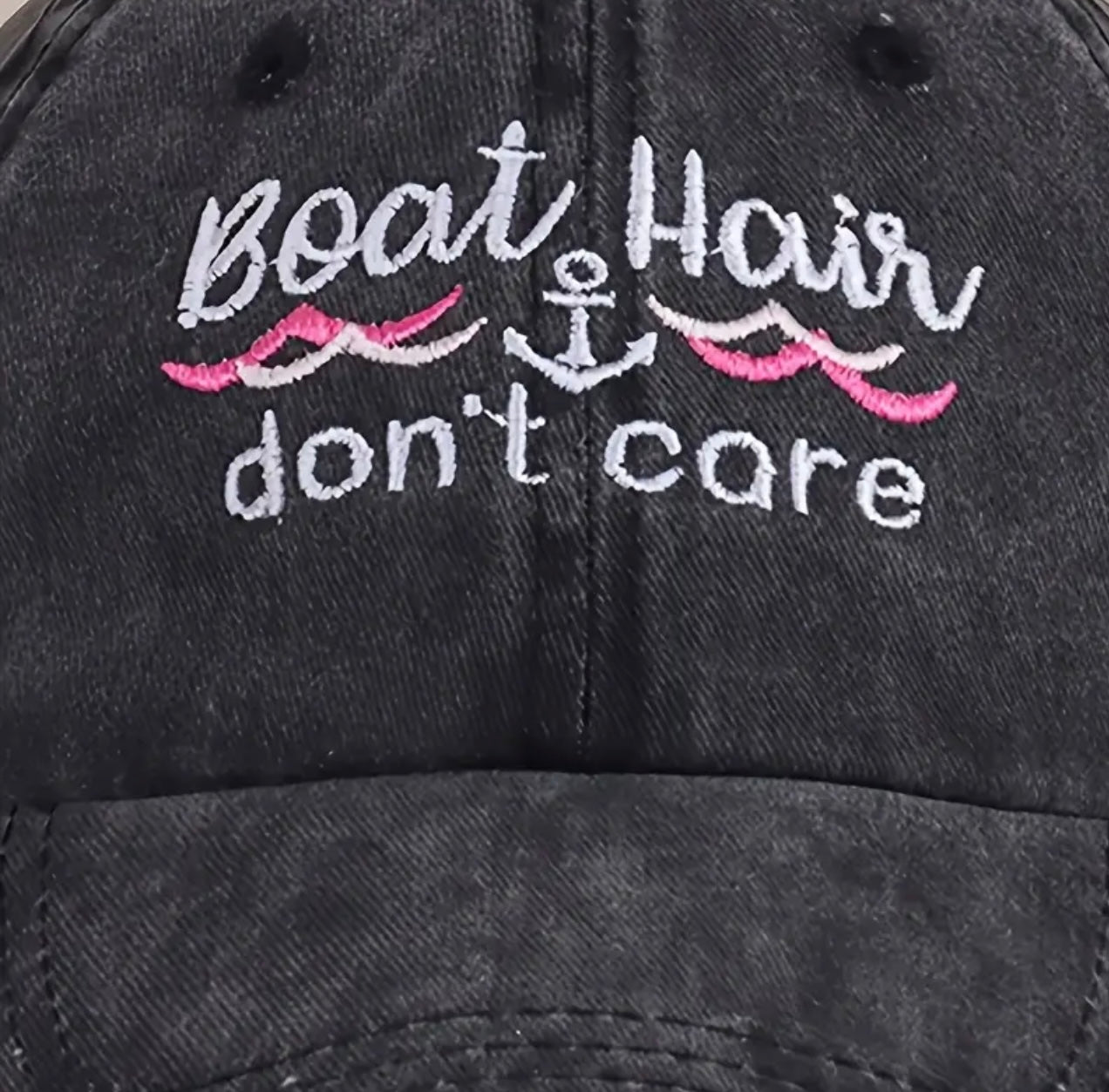 Boat Hair Don’t Care Baseball Cap