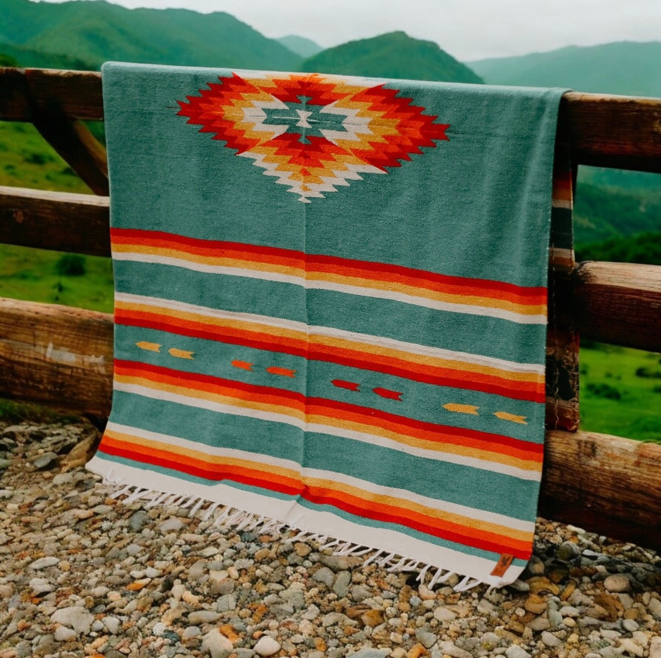 La Paz Blanket - Teal