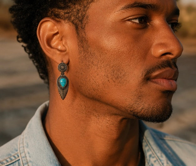 Turquoise Trails 2-in-1 Earrings