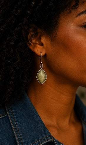 Sagebrush Copper Drop Earrings