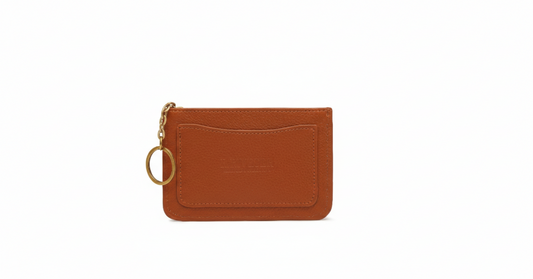 Victoria Brown Leather Card Case