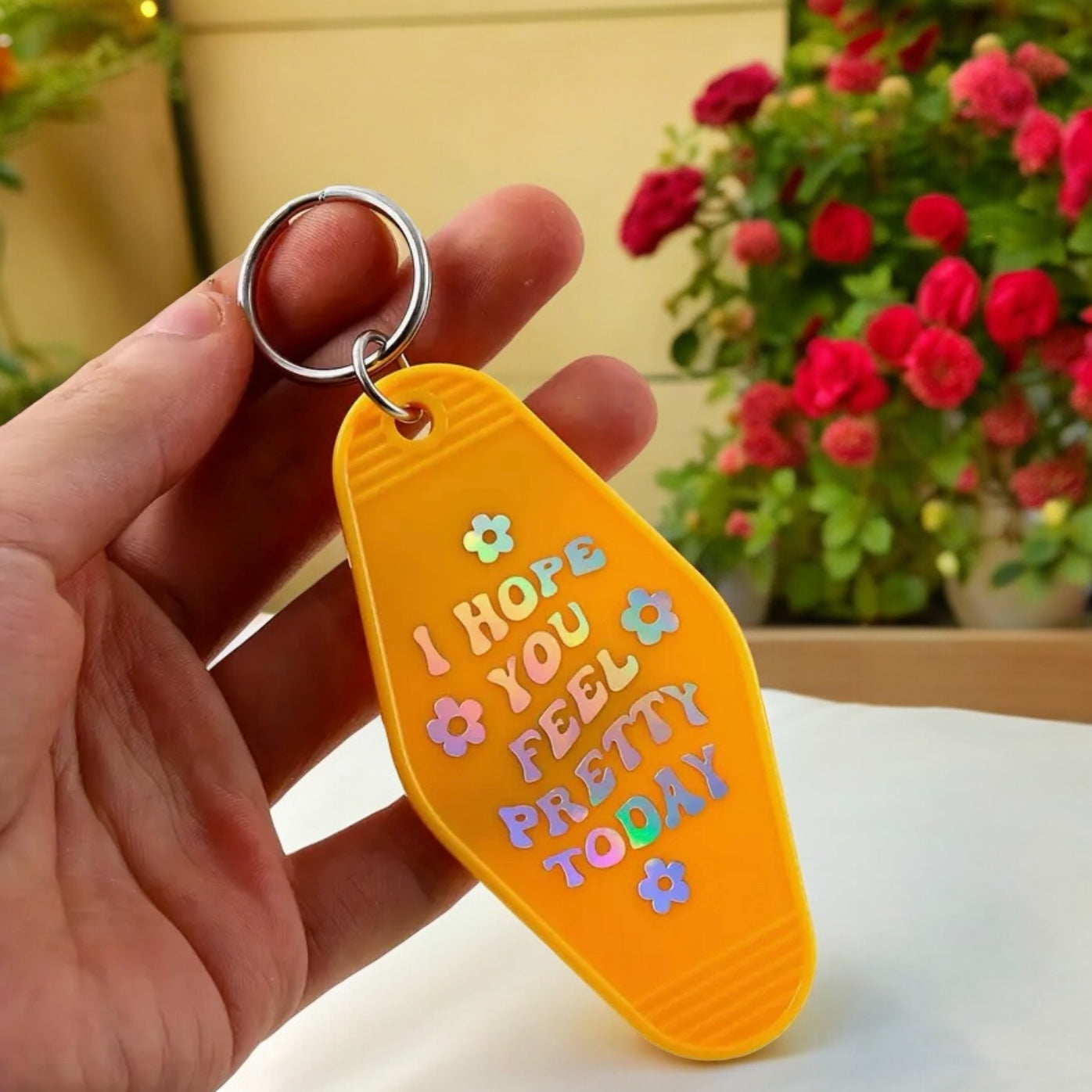 Retro Style Motel Keychains