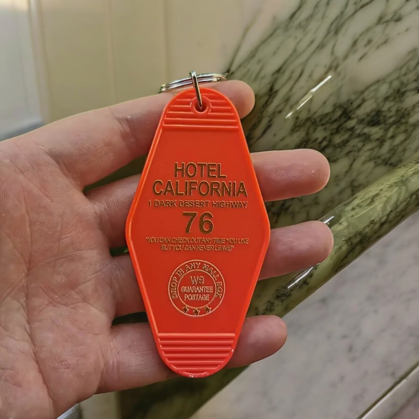 Retro Style Motel Keychains