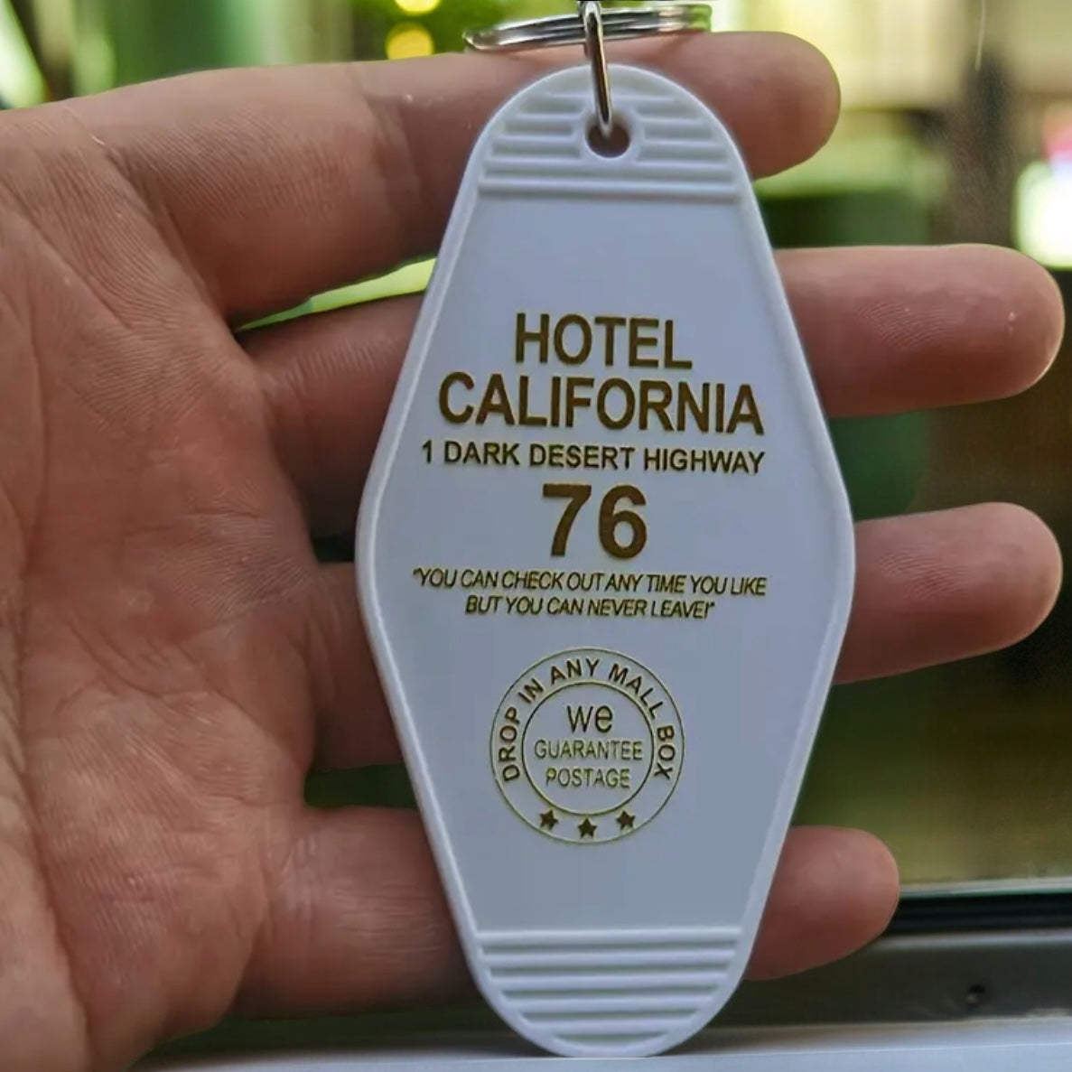 Retro Style Motel Keychains