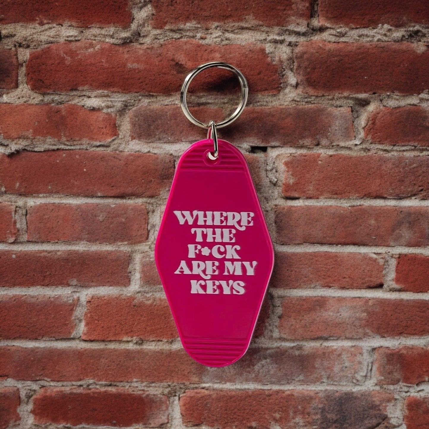 Retro Style Motel Keychains