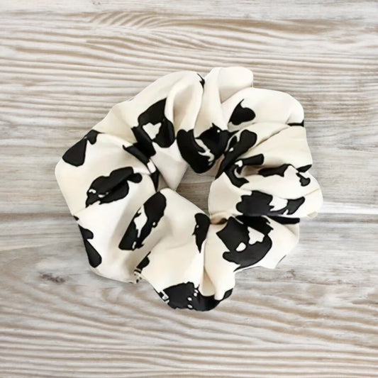 Cow Print Scrunchie