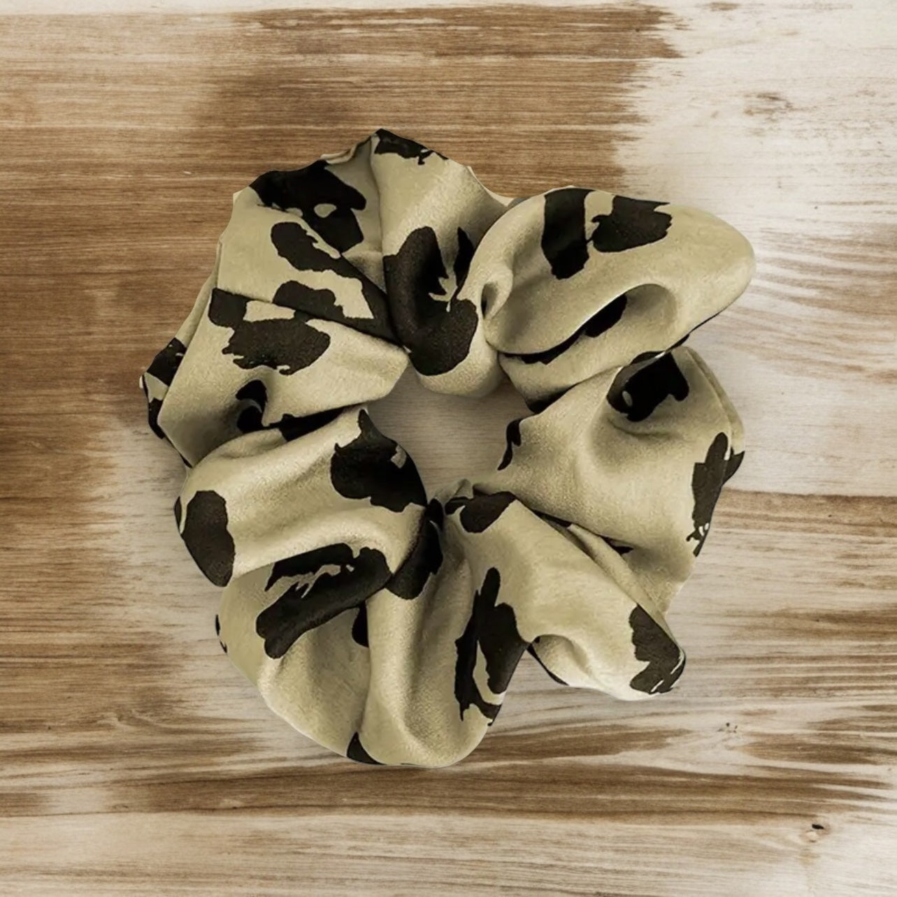 Cow Print Scrunchie