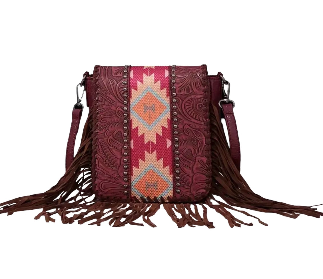 Boho/Western Style Fringe Crossbody