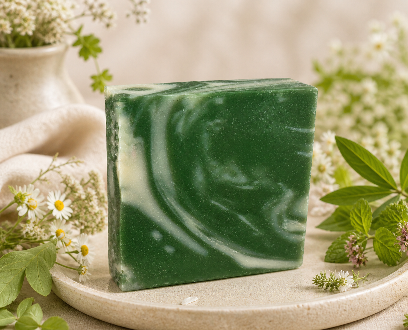 Cottage Garden Artisan Soap Bar | Floral Botanical Handmade Soap