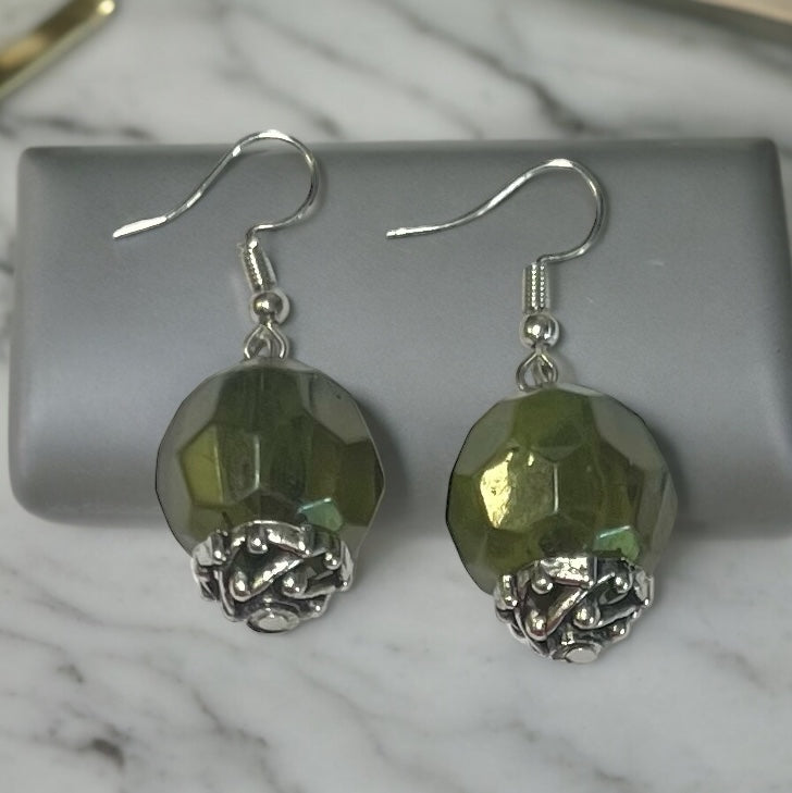 Olive Green Earrings