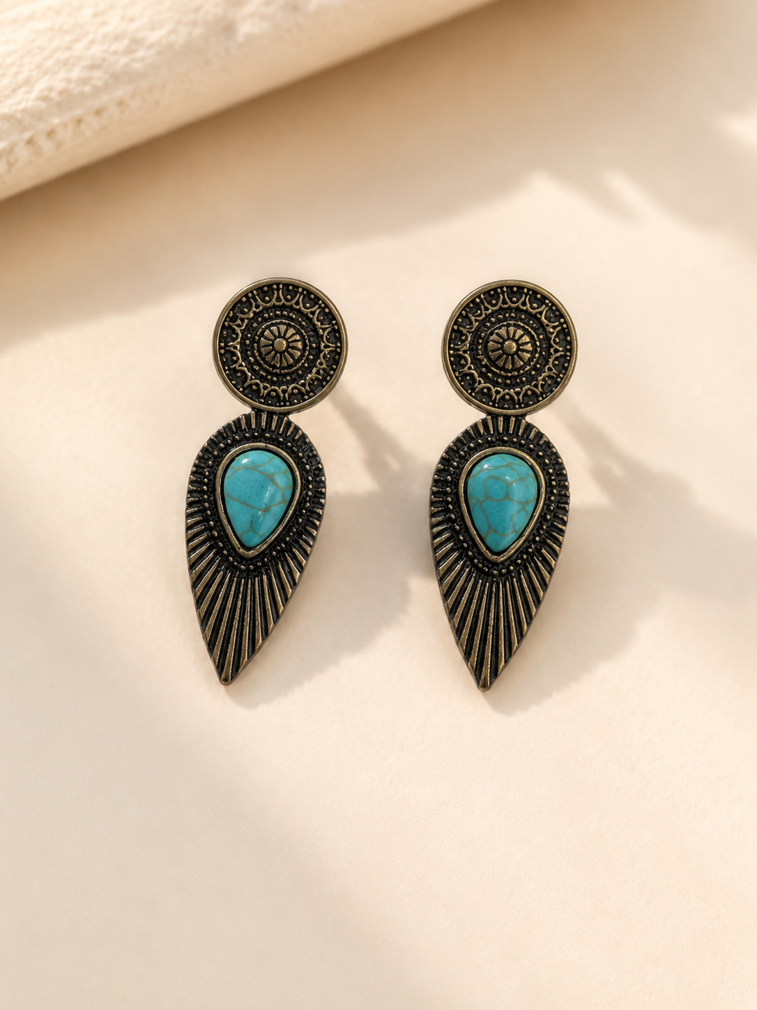 Turquoise Trails 2-in-1 Earrings