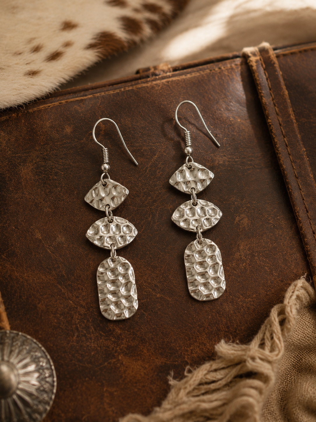 Silver Dune Earrings