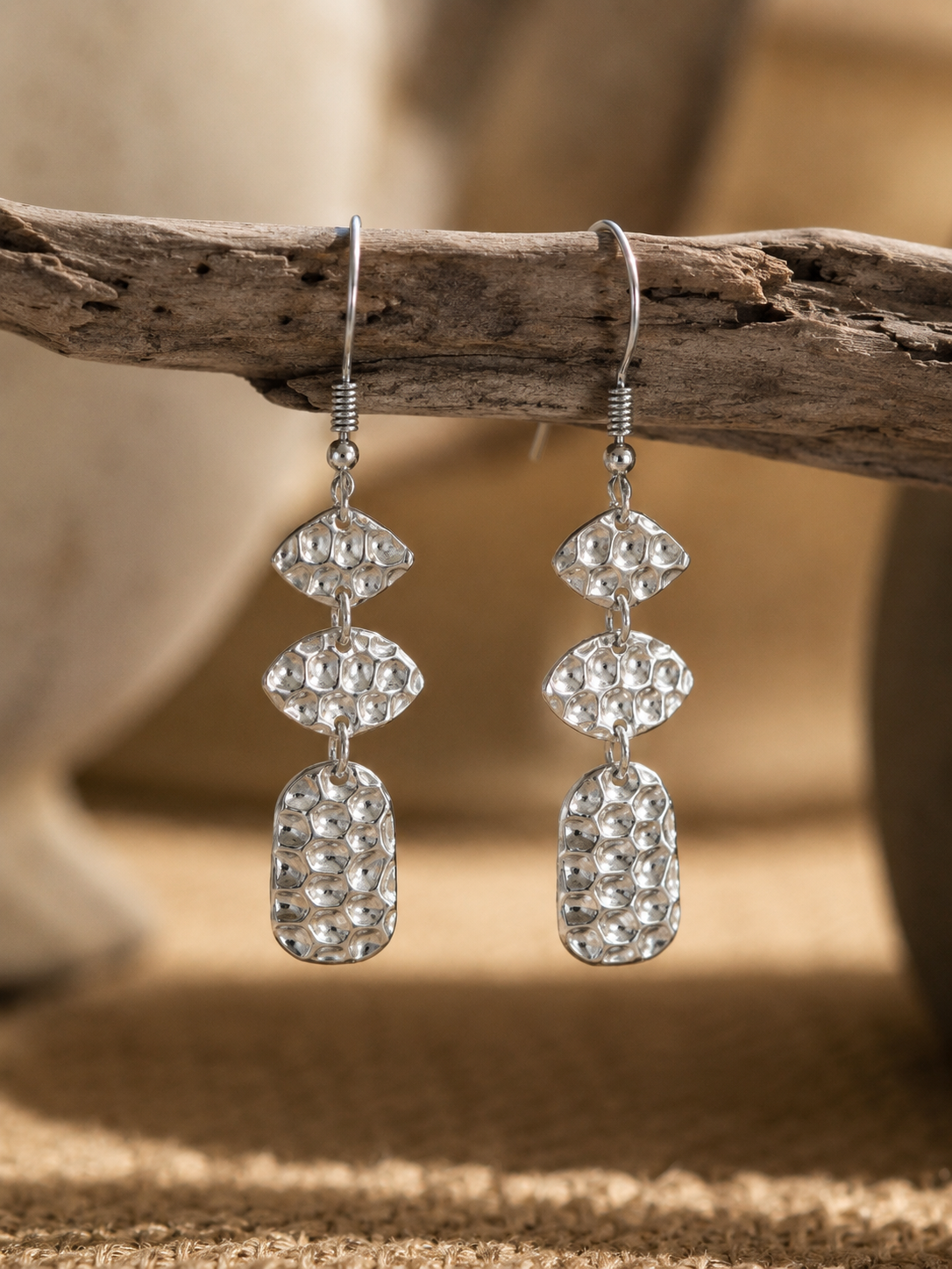 Silver Dune Earrings