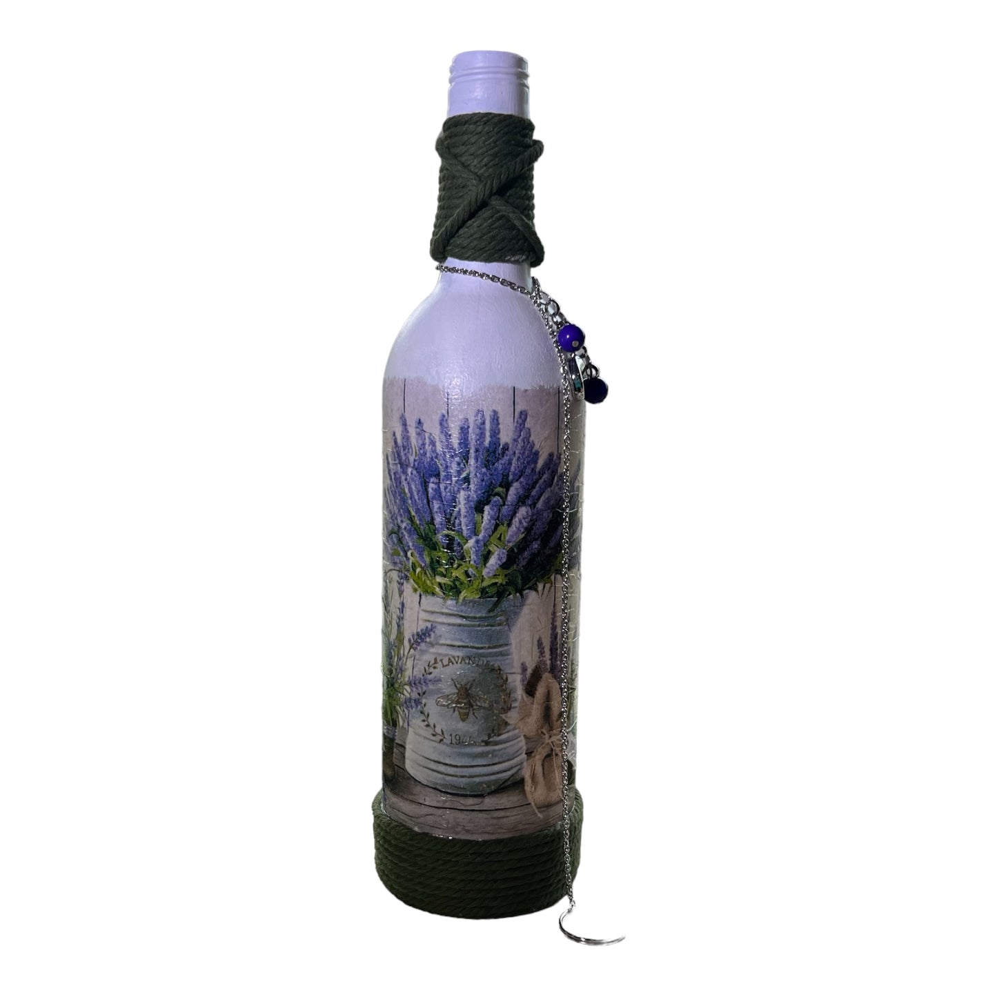 Wine Bottle Incense Burner - Country Lavender