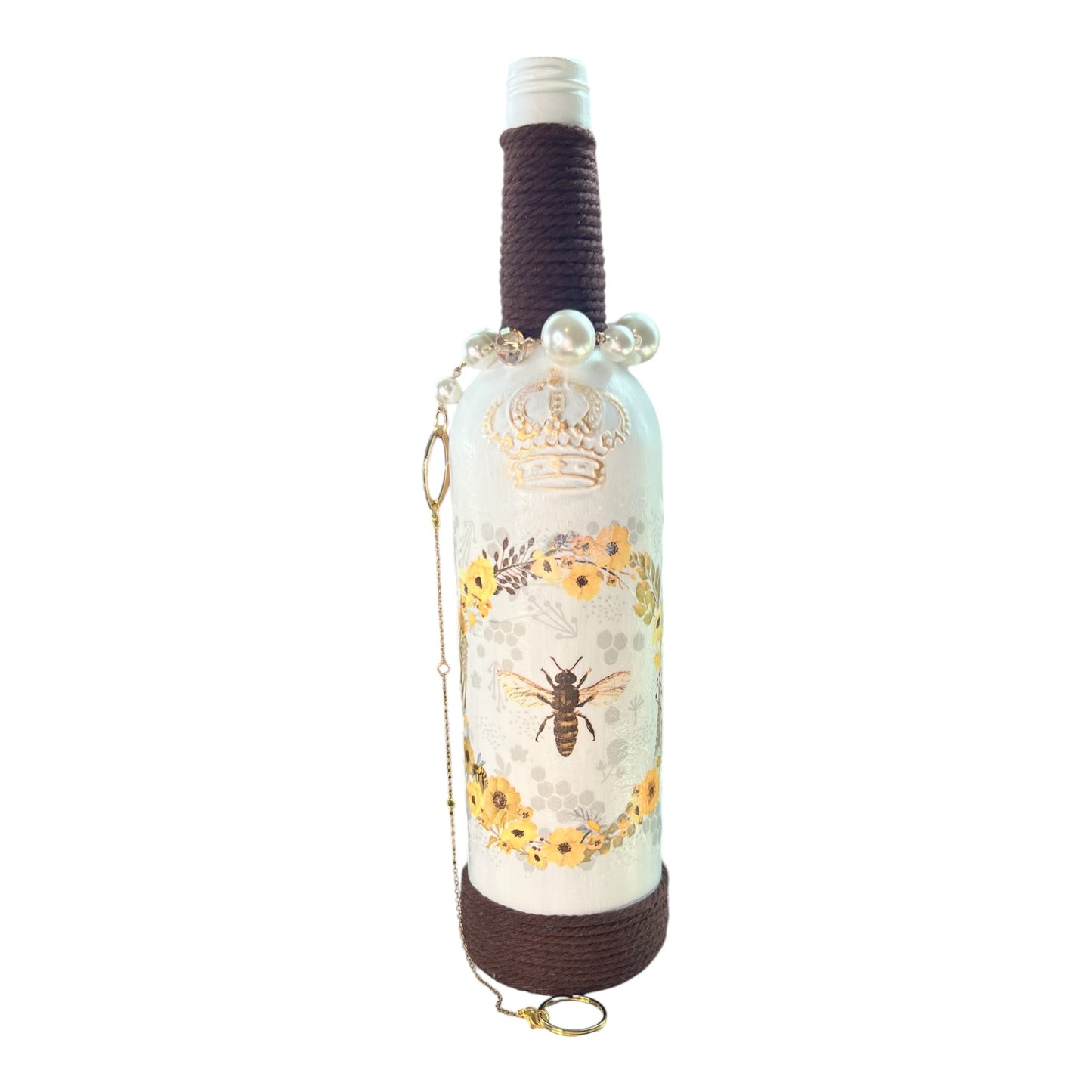 Wine Bottle Incense Burner - Golden Bee