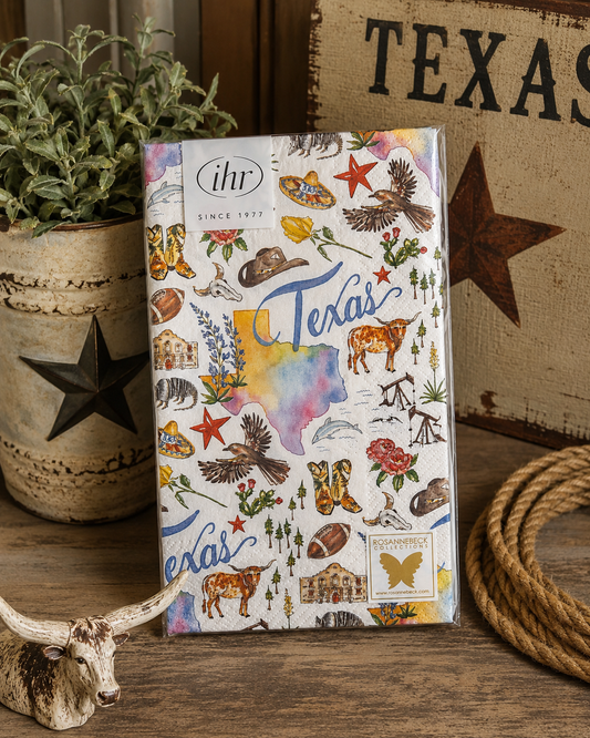 Paper Guest Towels 16 count Texas TX State Collection