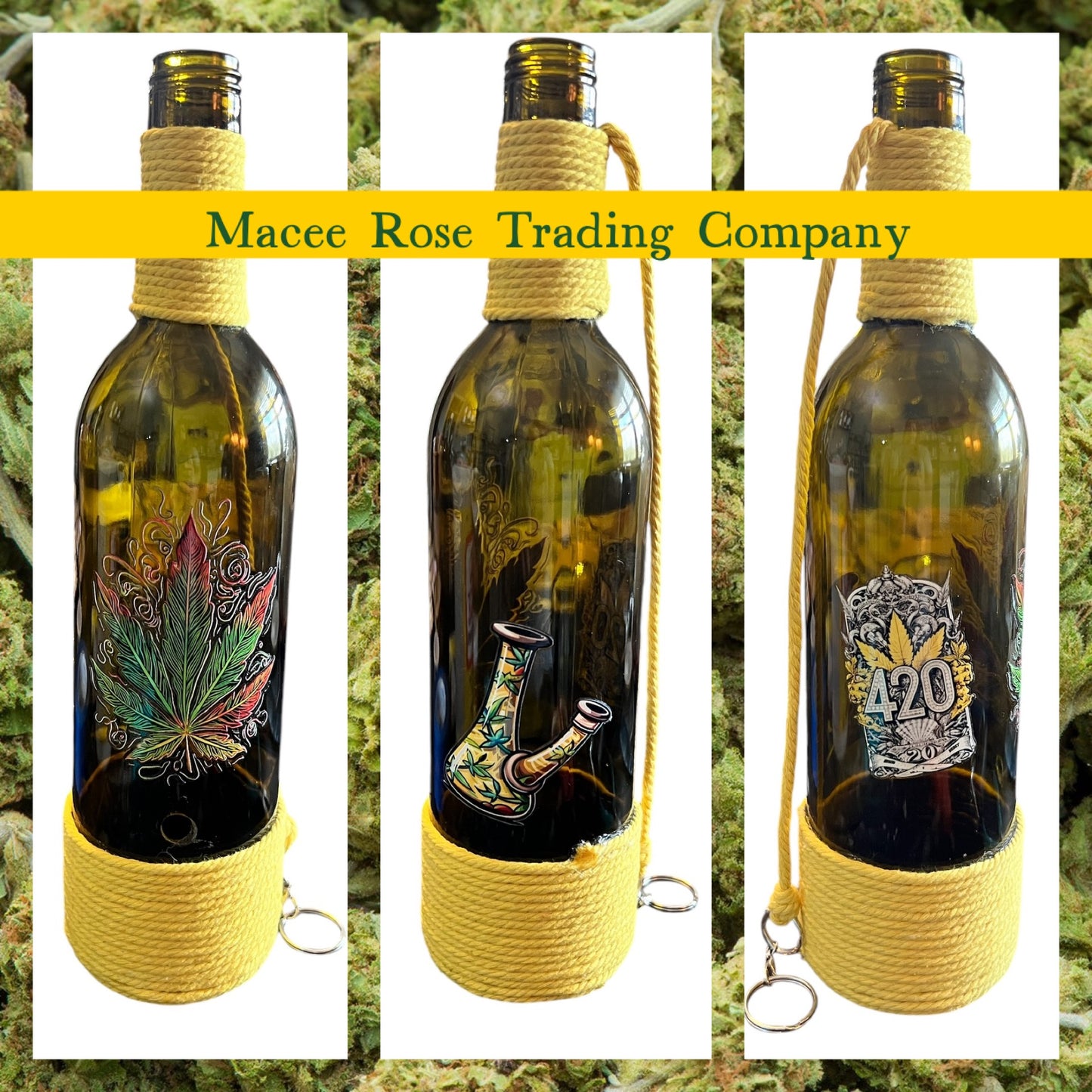 420 Wine Bottle Incense Burner