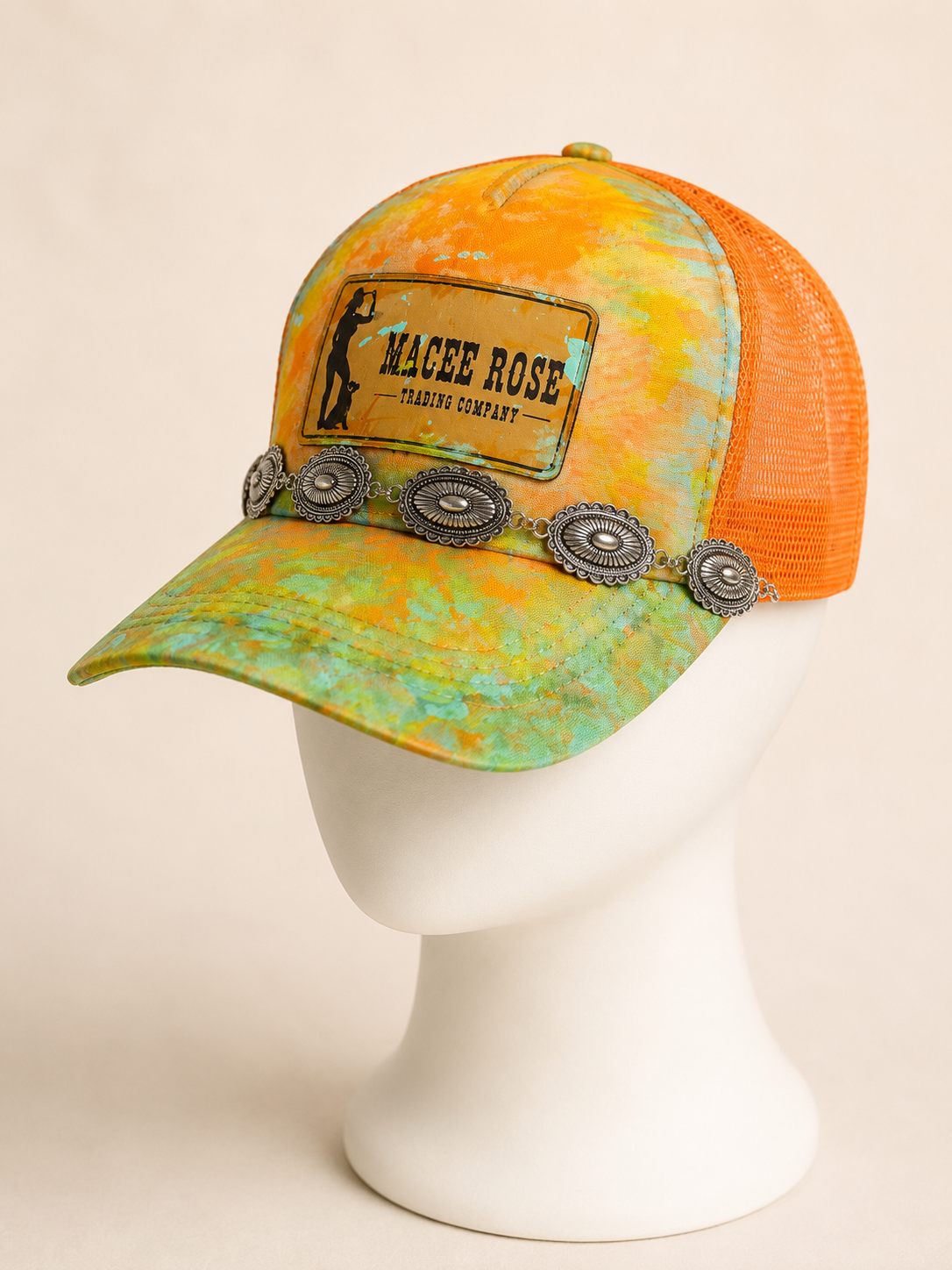 One Of A Kind - Desert Patina Painted Trucker Hat