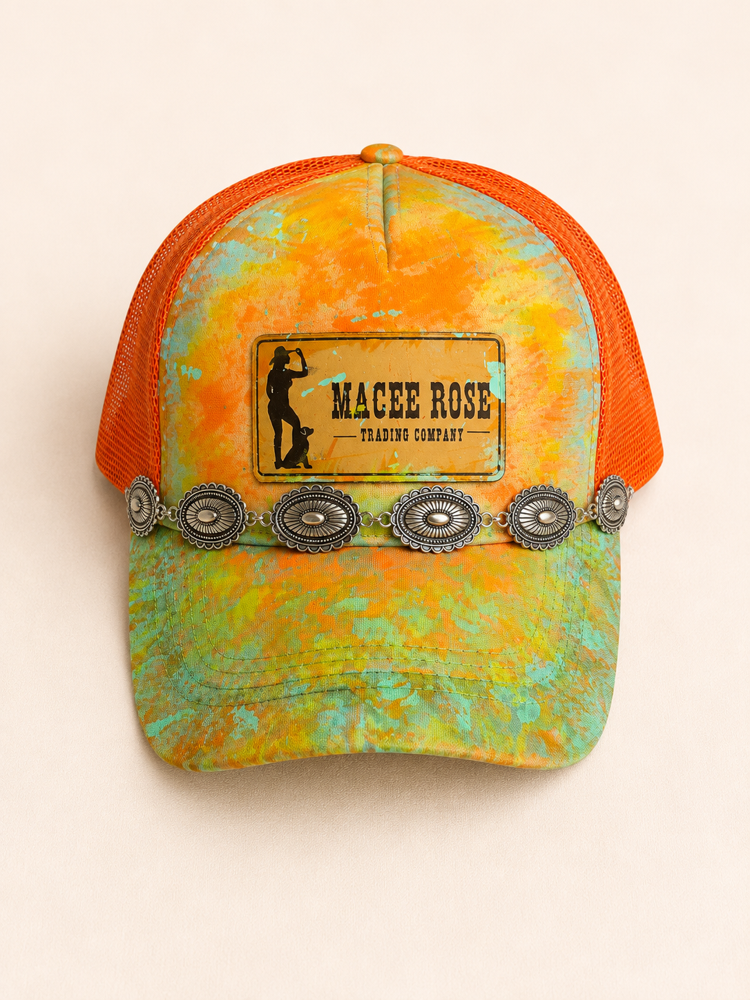 One Of A Kind - Desert Patina Painted Trucker Hat