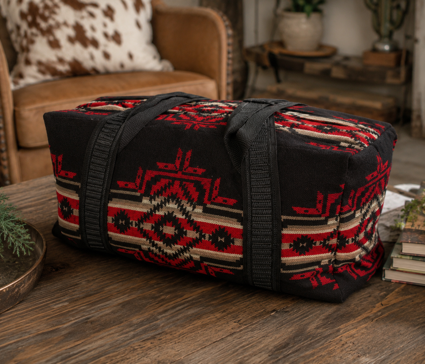 Southwestern Woven Weekender Bag – 4 Styles