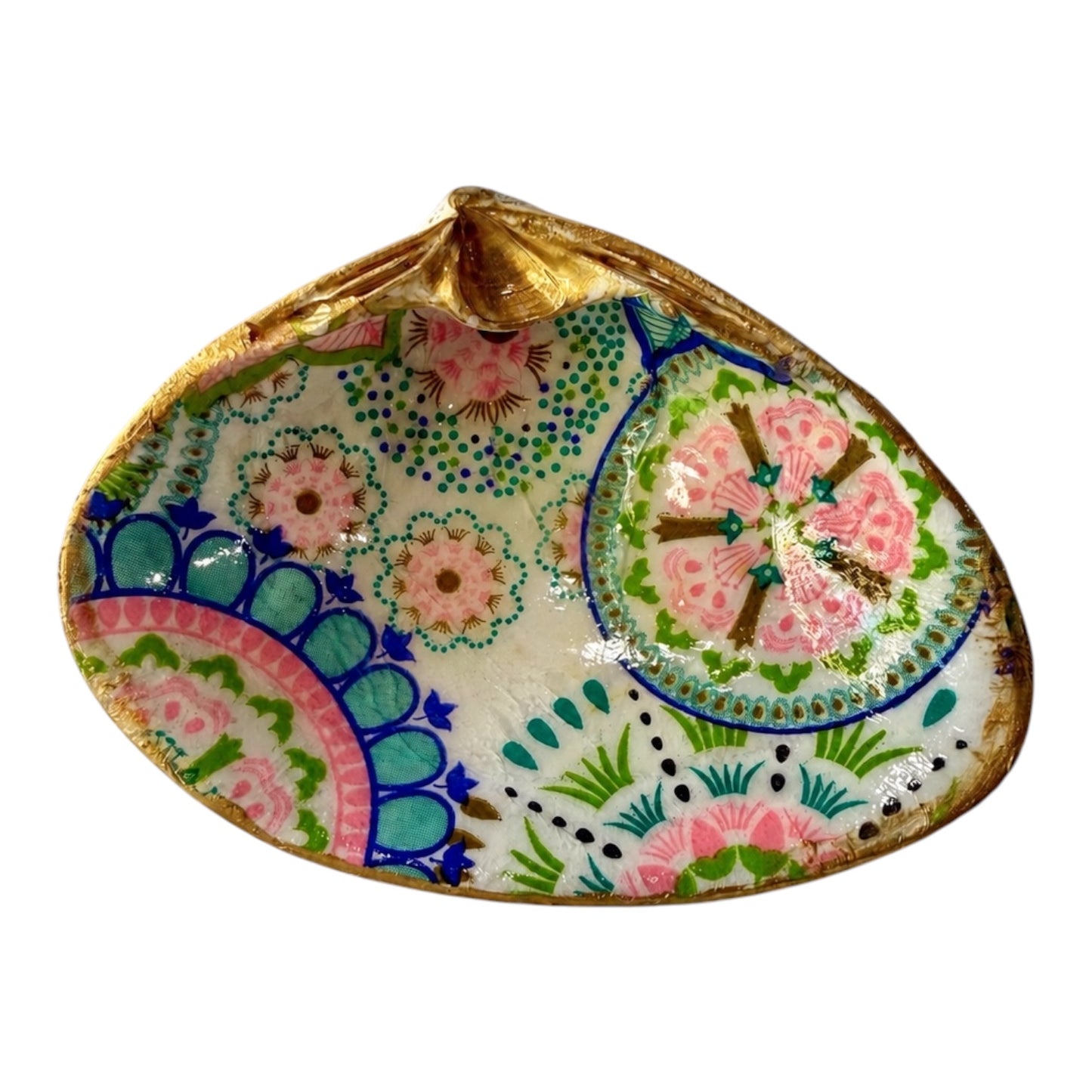 Natural Clam Shell Trinket Dish, Coastal Home Decor - Market Bloom