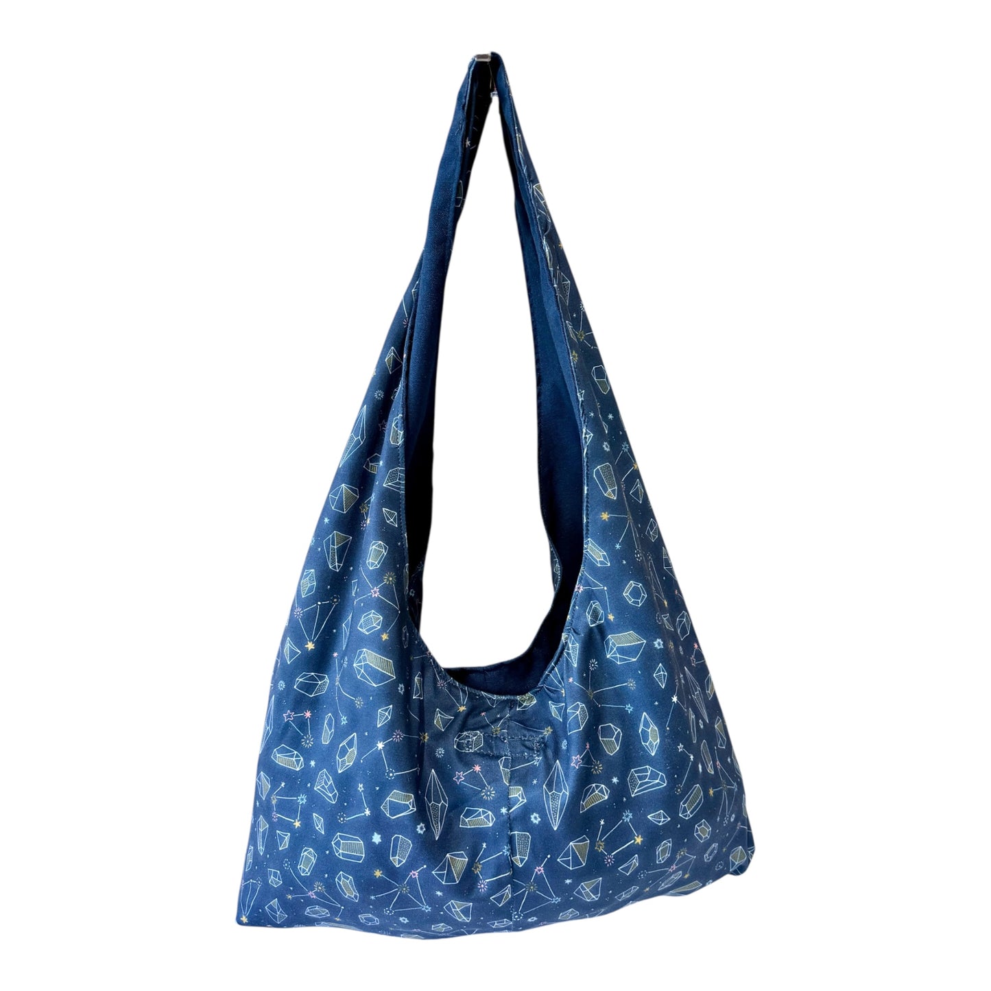 Midnight Constellation Reversible Slouchy Hobo Bag