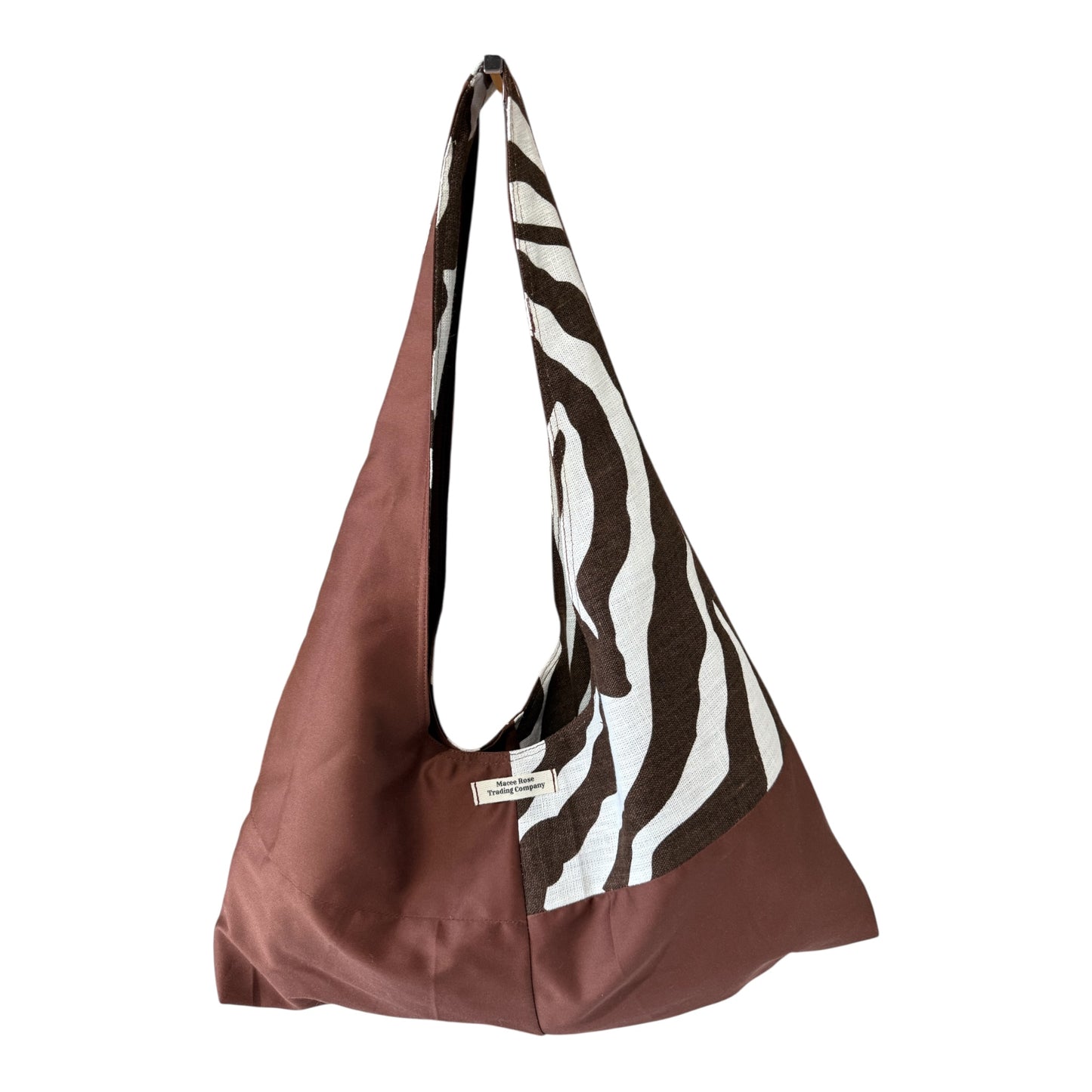 Zebra Luxe Slouch Bag
