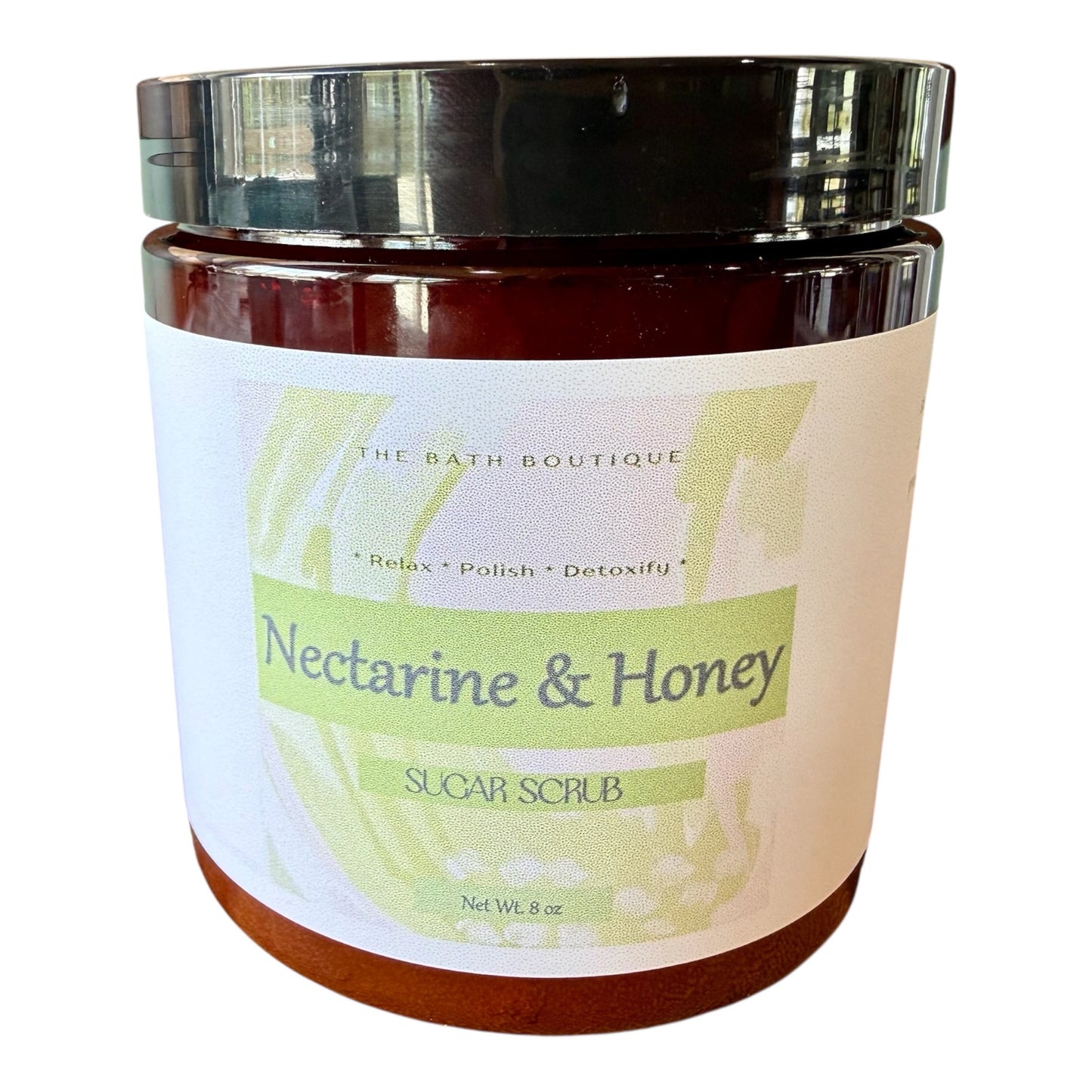 Nectarine & Honey Sugar Scrub | Small Batch Exfoliating Body Scrub