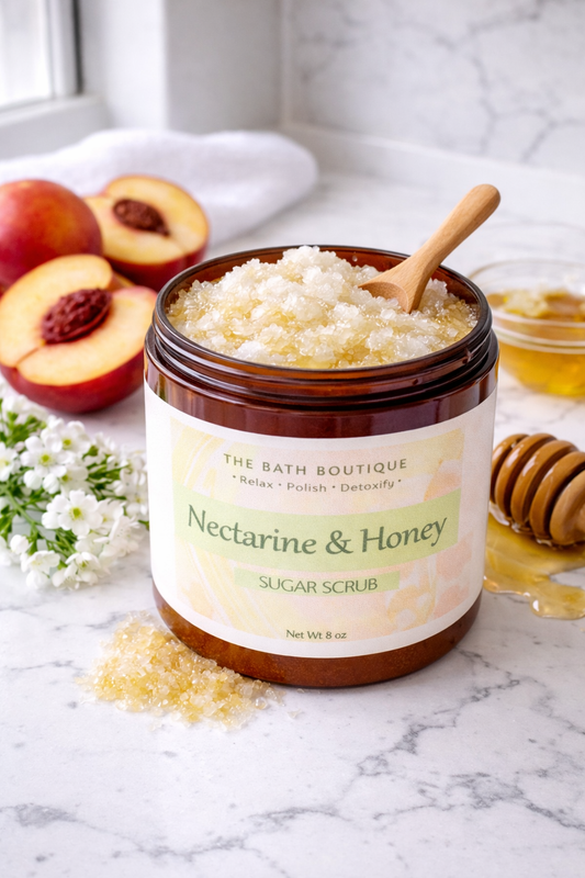 Nectarine & Honey Sugar Scrub (8 oz)