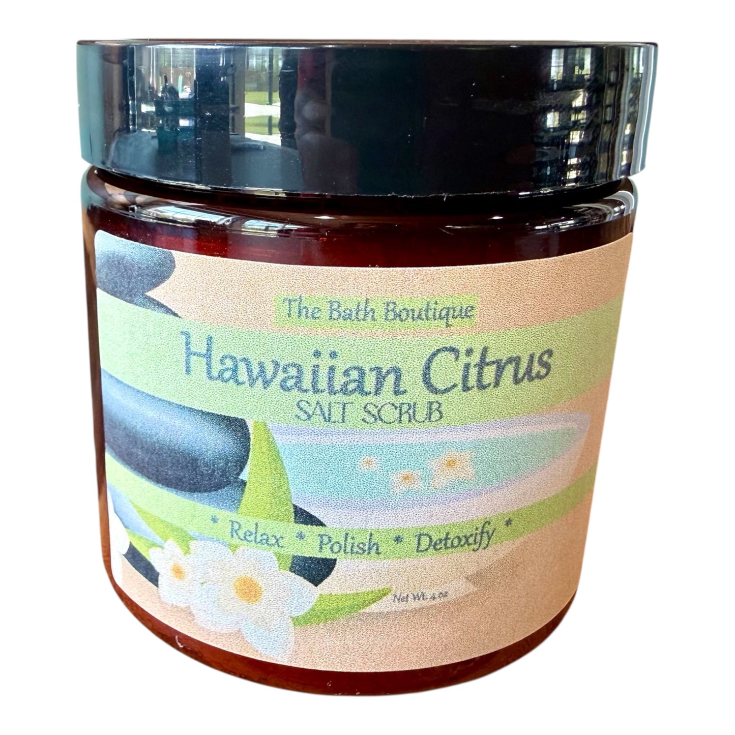 Hawaiian Citrus Salt Scrub | Tropical Exfoliating Body Scrub