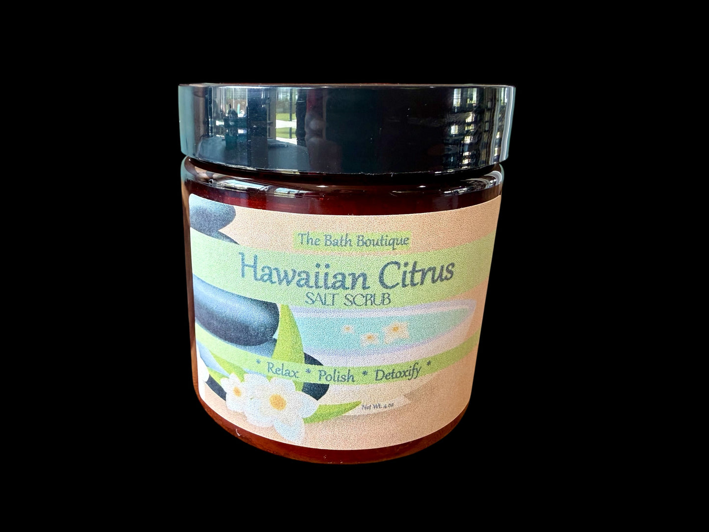 Hawaiian Citrus Salt Scrub | Tropical Exfoliating Body Scrub