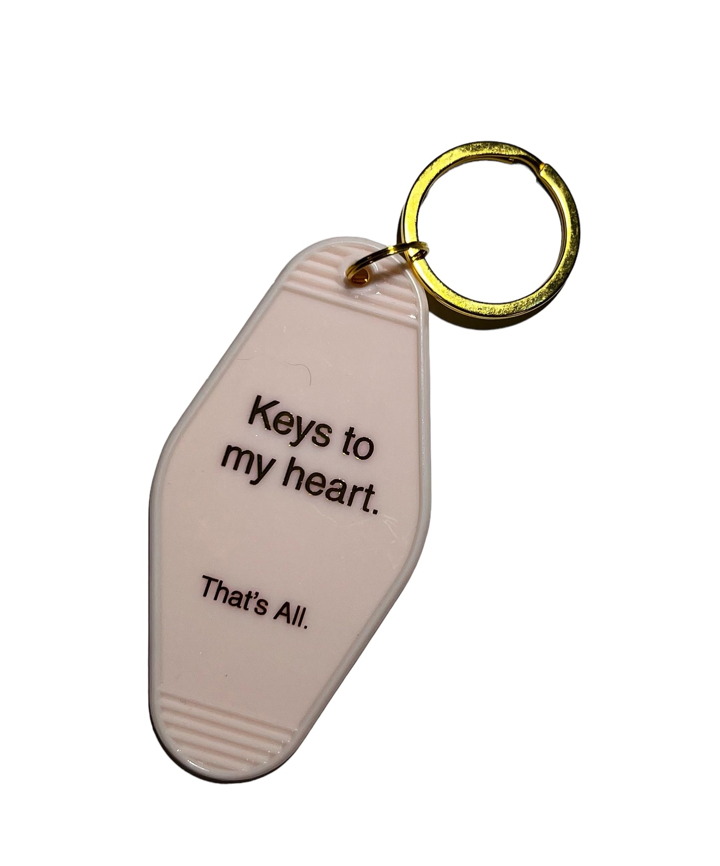 Keys To My Heart Vintage Inspired Motel Keychain