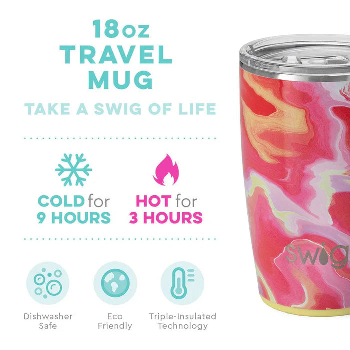 Pink Lemonade - Swig 18oz Travel Mug