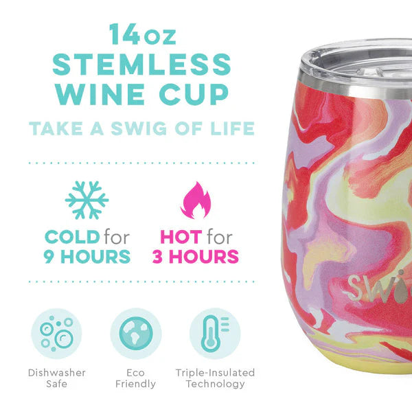 Pink Lemonade - Swig 14oz wine cup