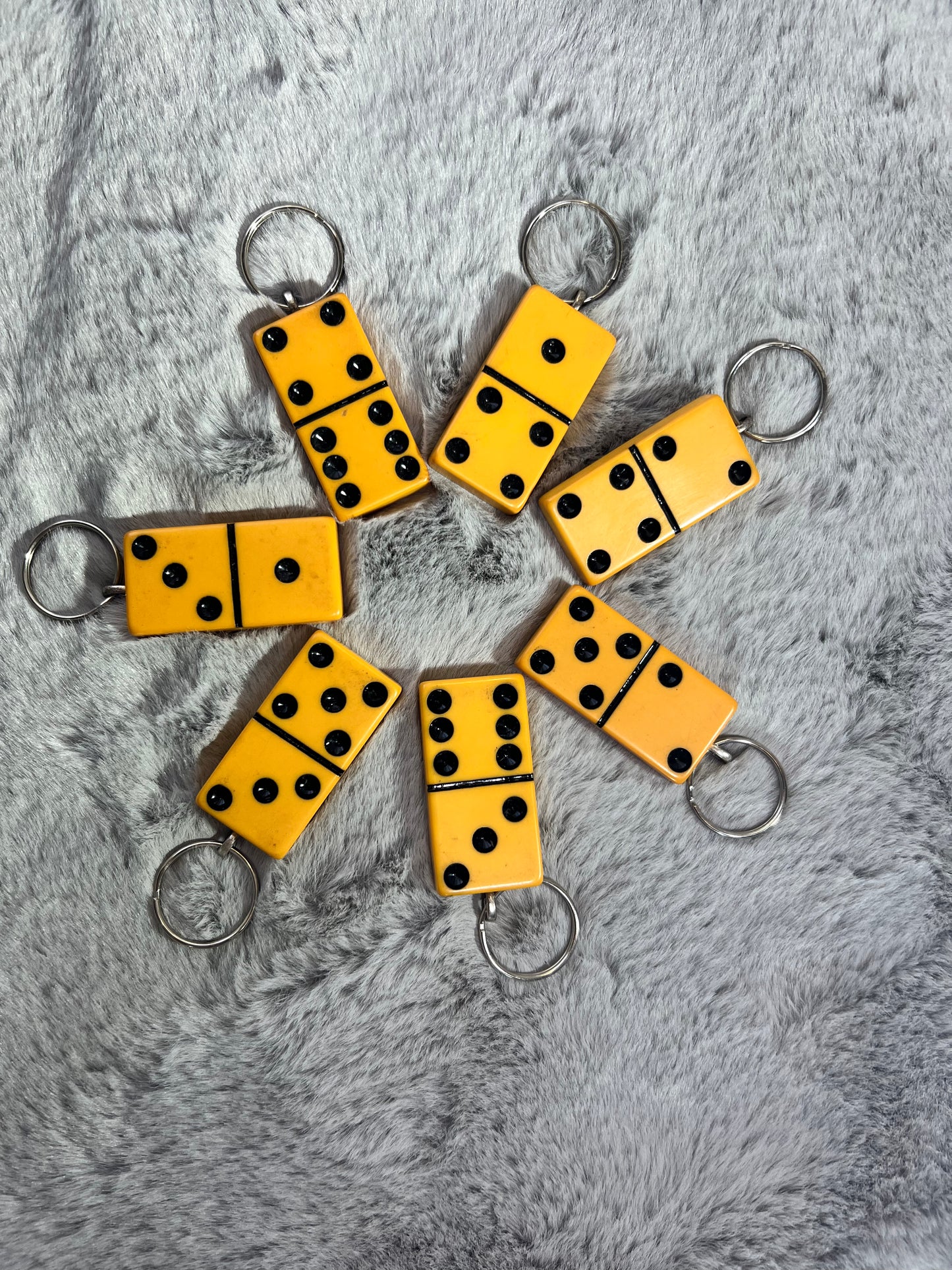 Upcycled Vintage Domino Keychain