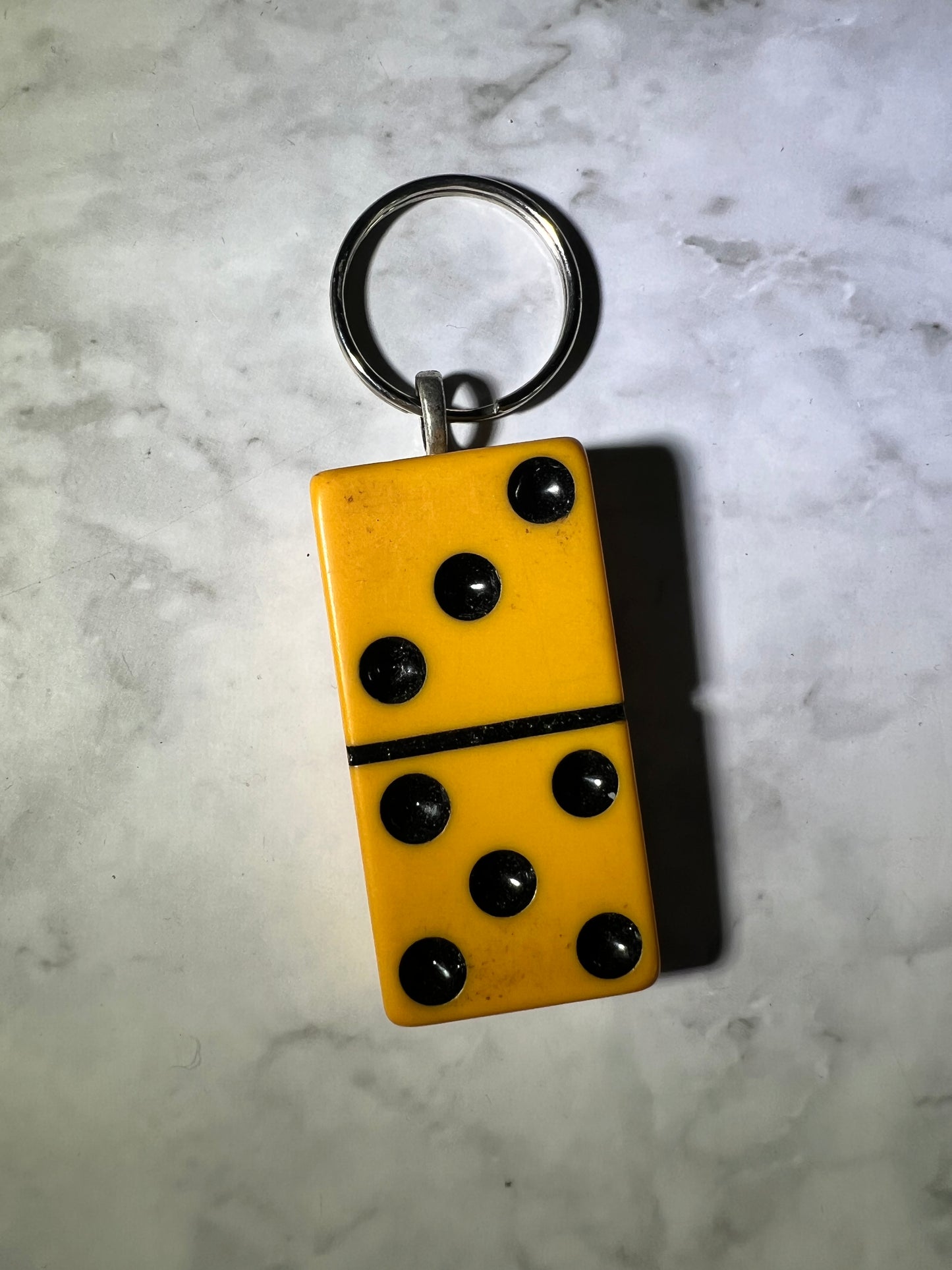 Upcycled Vintage Domino Keychain