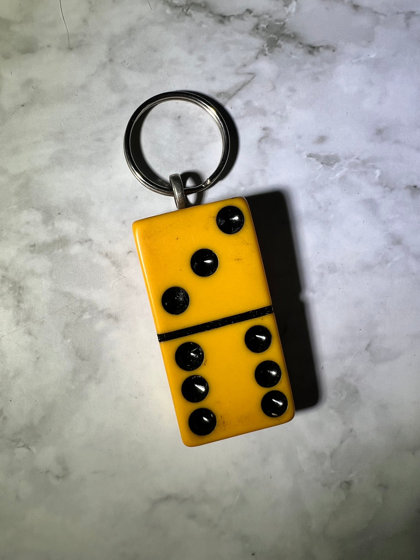 Upcycled Vintage Domino Keychain