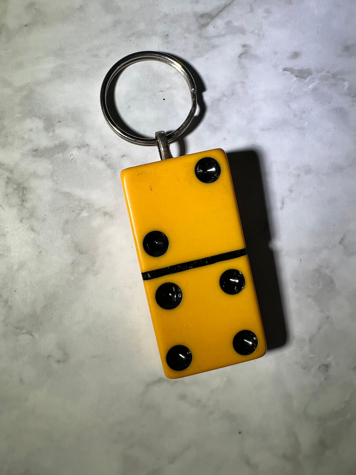 Upcycled Vintage Domino Keychain