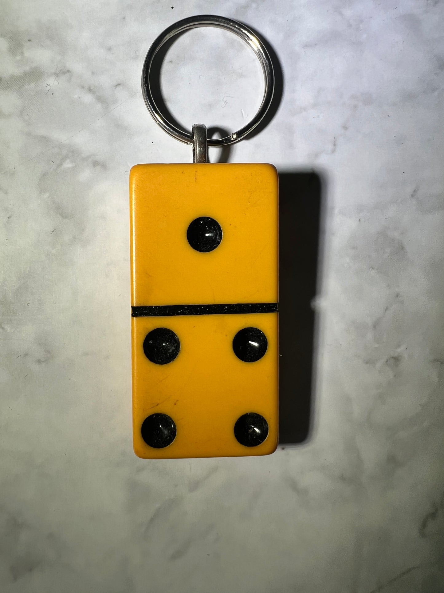 Upcycled Vintage Domino Keychain